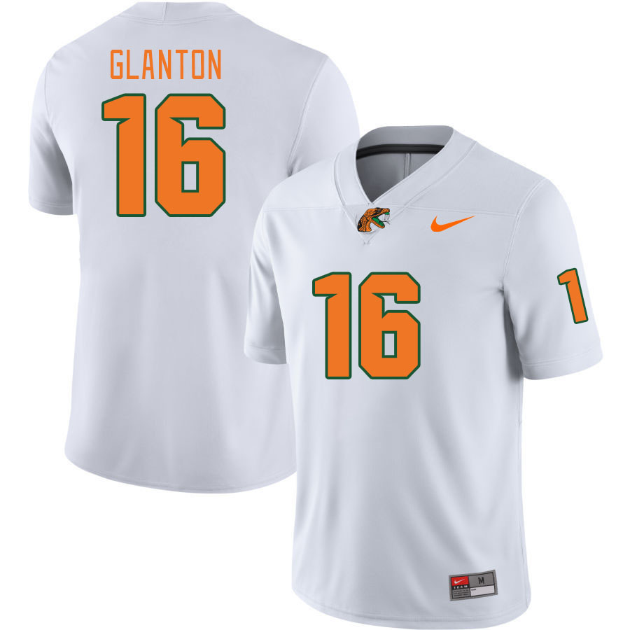 Men-Youth #16 Robert Glanton Florida A&M Rattlers 2023 College Football Jerseys Stitched-White
